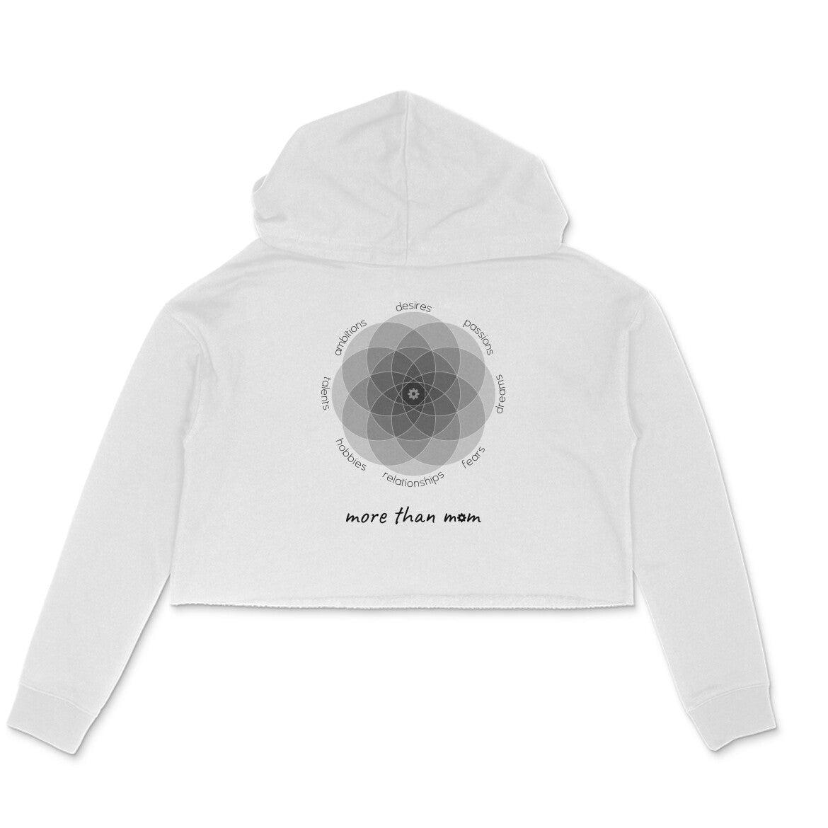 More Than Mom | Unisex Crop Hoodie