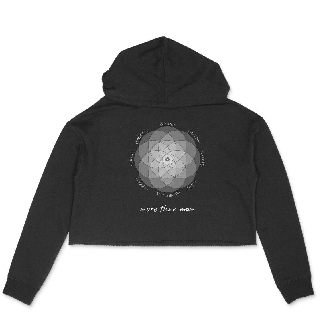 More Than Mom | Unisex Crop Hoodie